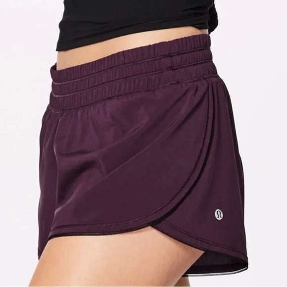 lululemon Seek the Heat Purple Shorts - Picture 2 of 7